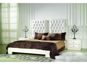 诗维馆后现代床 软装艺术与3D模型的完美融合